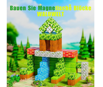 Magnetische Montessori-Bausteine. Fördernd und lehrreich